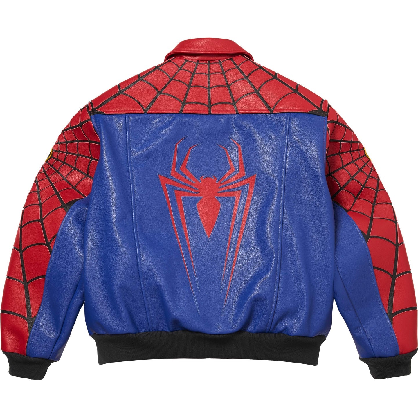 Supreme Vanson Leathers Spider-Man Jacket Multicolor