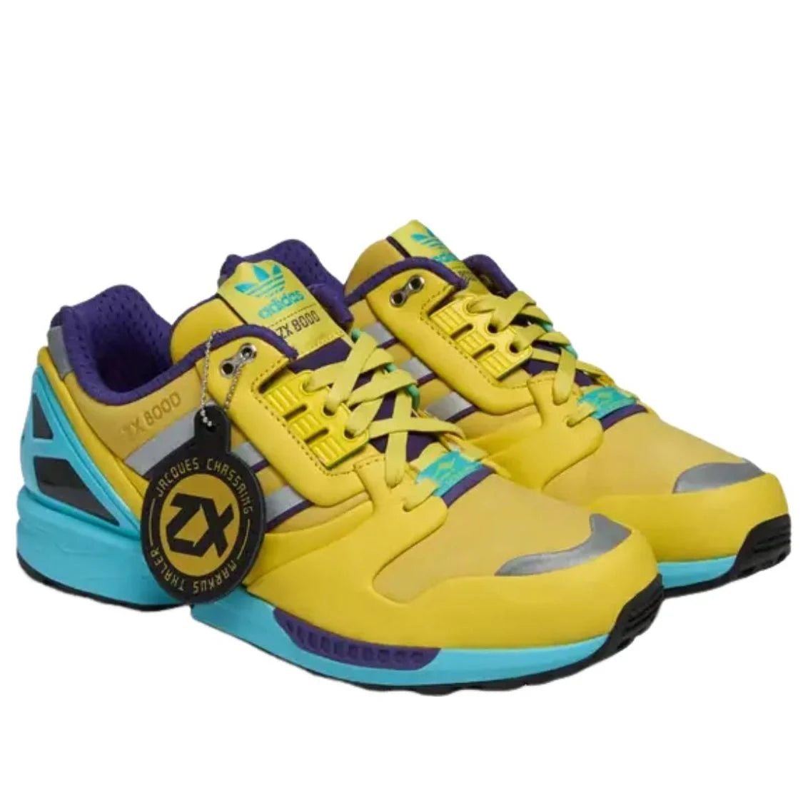 JQ4359 adidas ZX 8000 Consortium Yellow Blue Glow