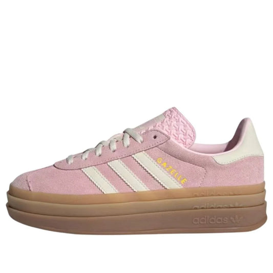 JQ7777 adidas Gazelle Bold Clear Pink Cream White (Women's)