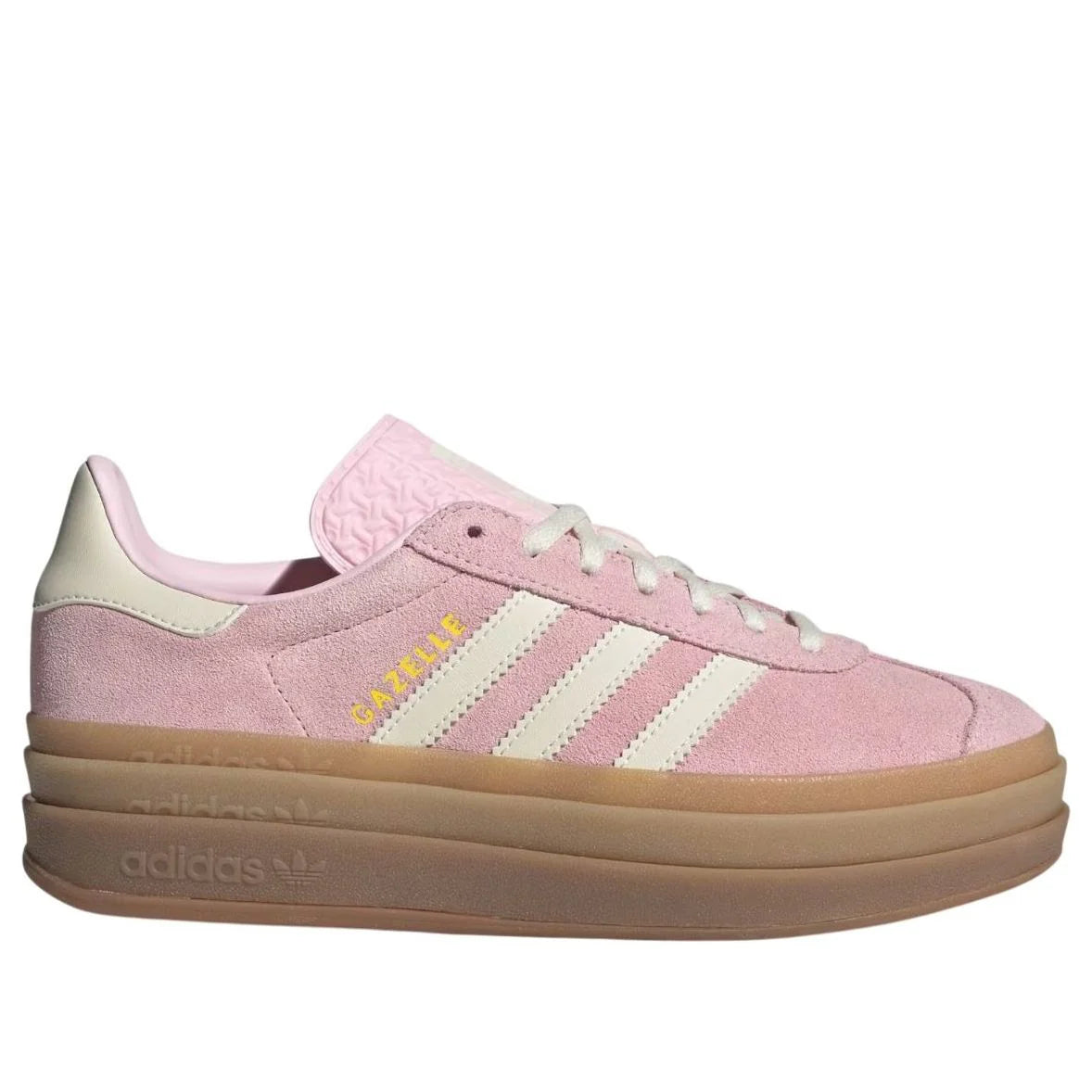 JQ7777 adidas Gazelle Bold Clear Pink Cream White (Women's)