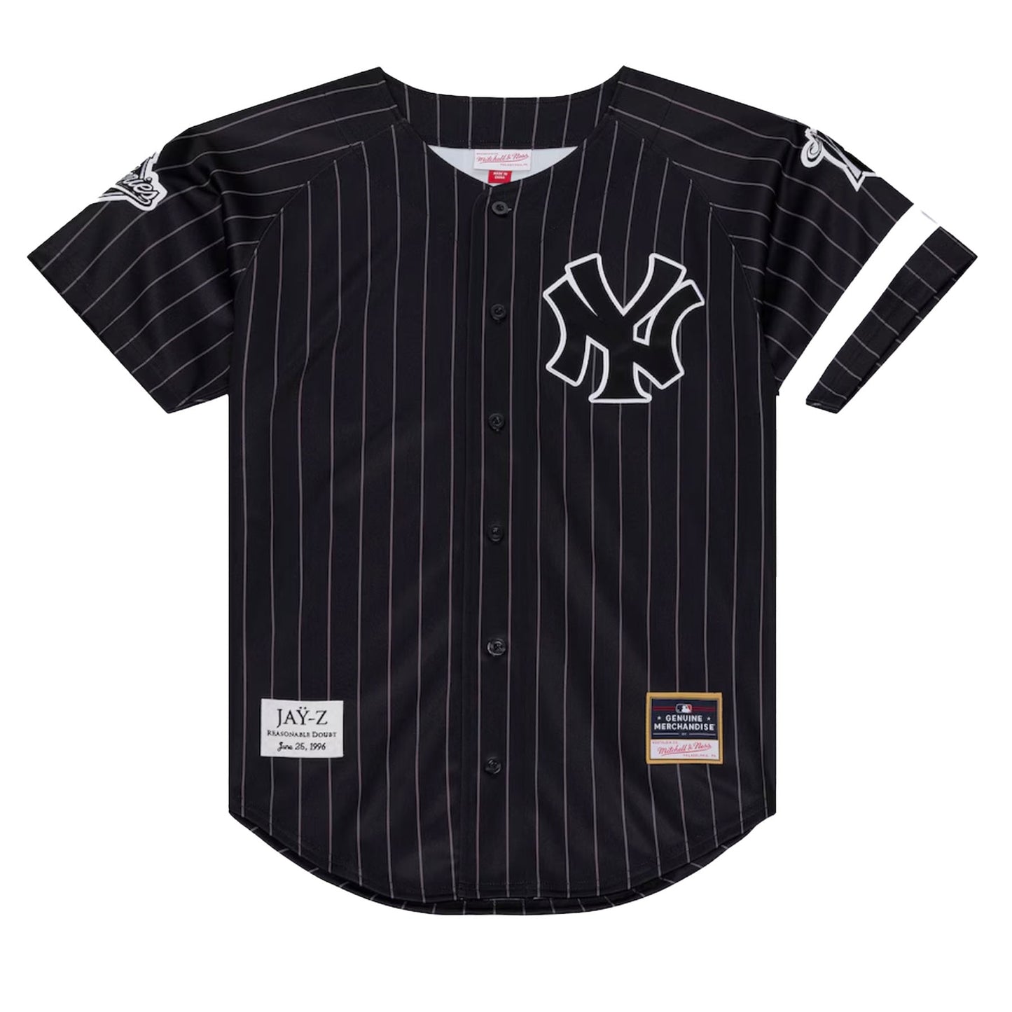 Jay-Z Reasonable Doubt x Mitchell & Ness x New York Yankees Mesh Jersey Black