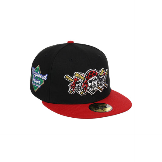Pittsburgh Pirates MLB x John Geiger Misplaced Series 2.0 New Era 59FIFTY Black/Red