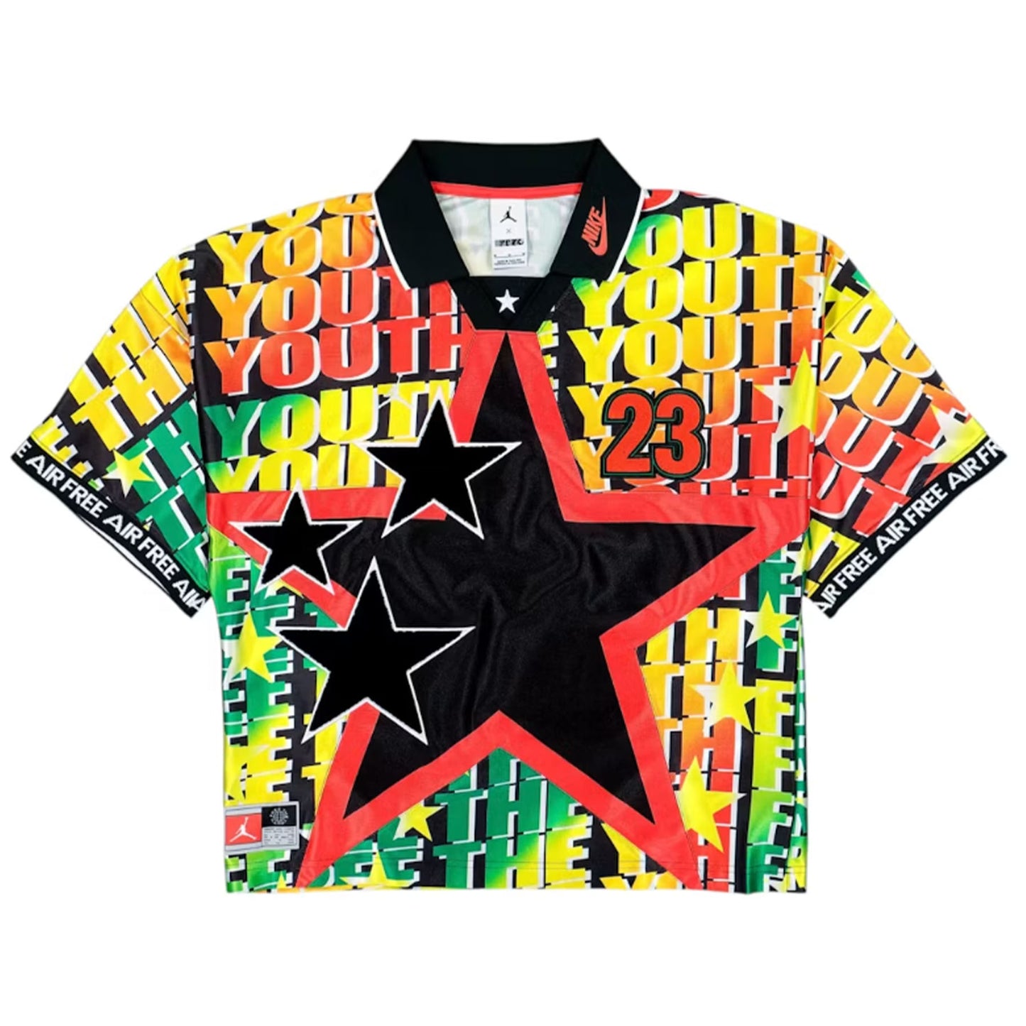 Jordan x Free The Youth FTY Flight Football Jersey White/Black