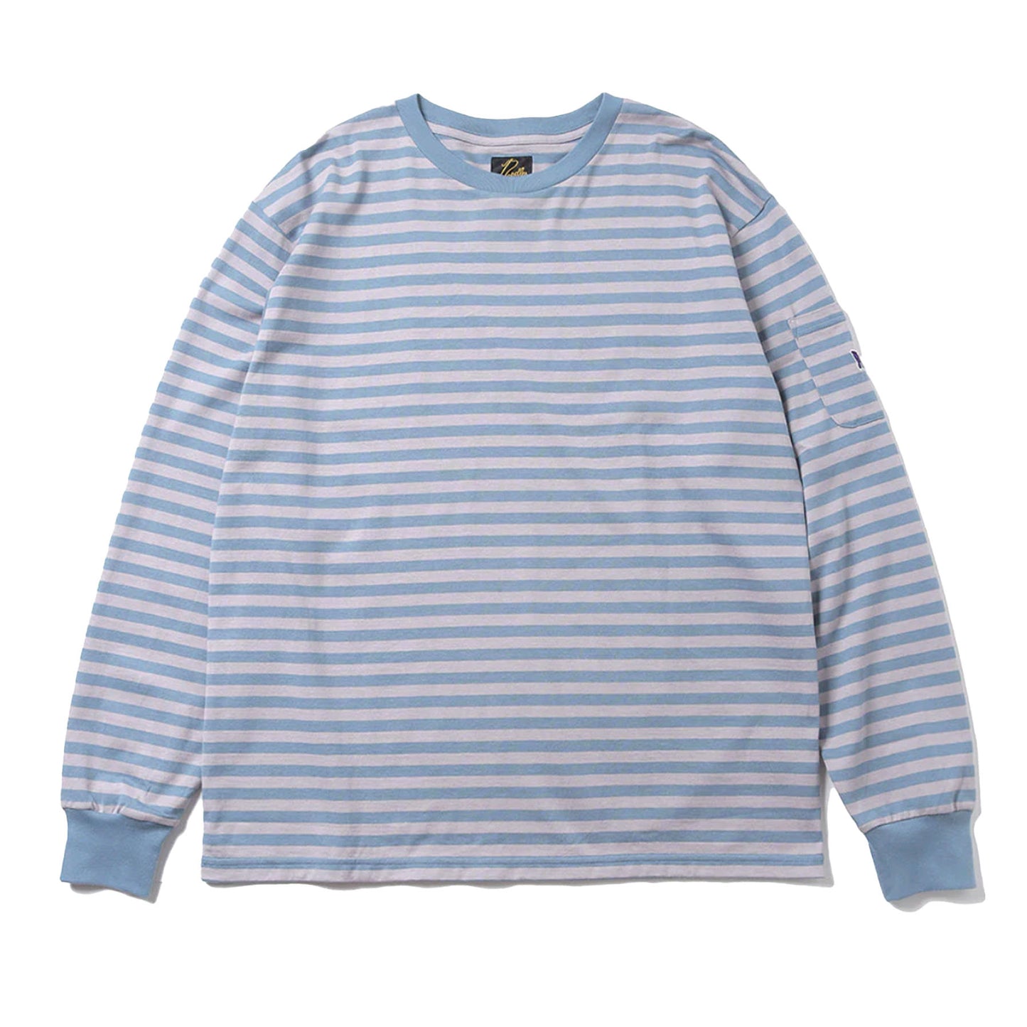 Needles L/S Crew Neck Tee Cotton Stripe Jersey [USED] - M (Used)
