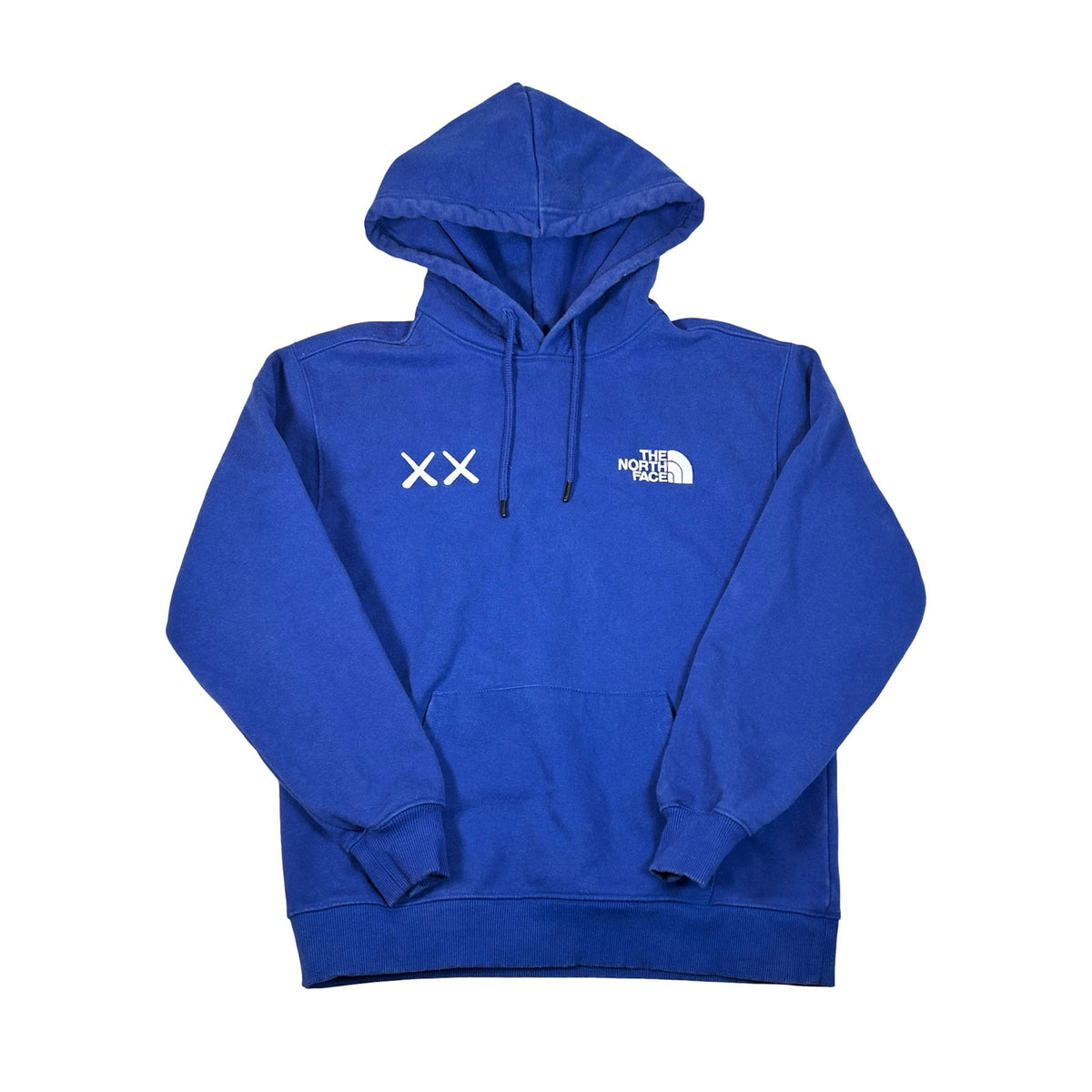 KAWS x The North Face Popover Hoodie Bolt Blue [USED] - M (Used)