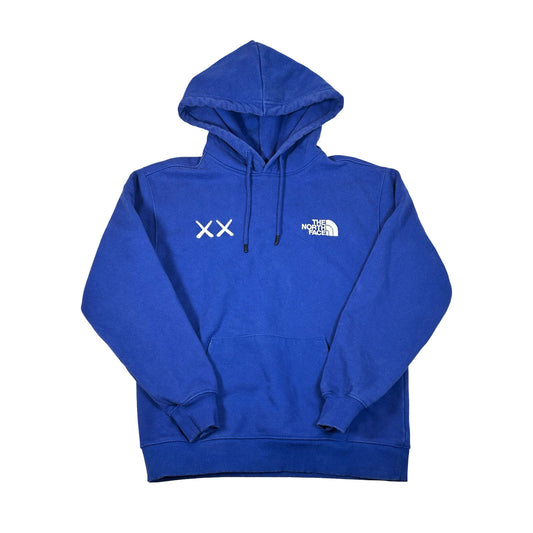 KAWS x The North Face Popover Hoodie Bolt Blue [USED] - M (Used)