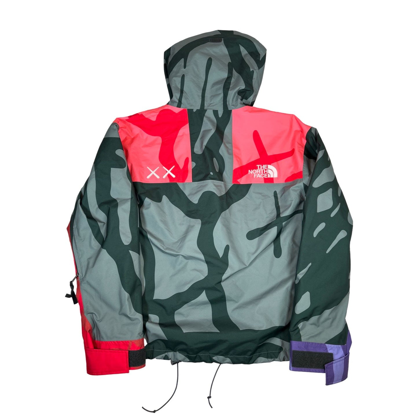KAWS x The North Face Retro 1986 Mountain Jacket Balsam Green 86 Print [USED] - M (Used)