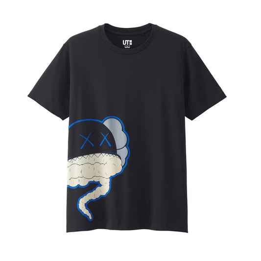 KAWS x Uniqlo Cloud Tee Black [USED] - L (Used)