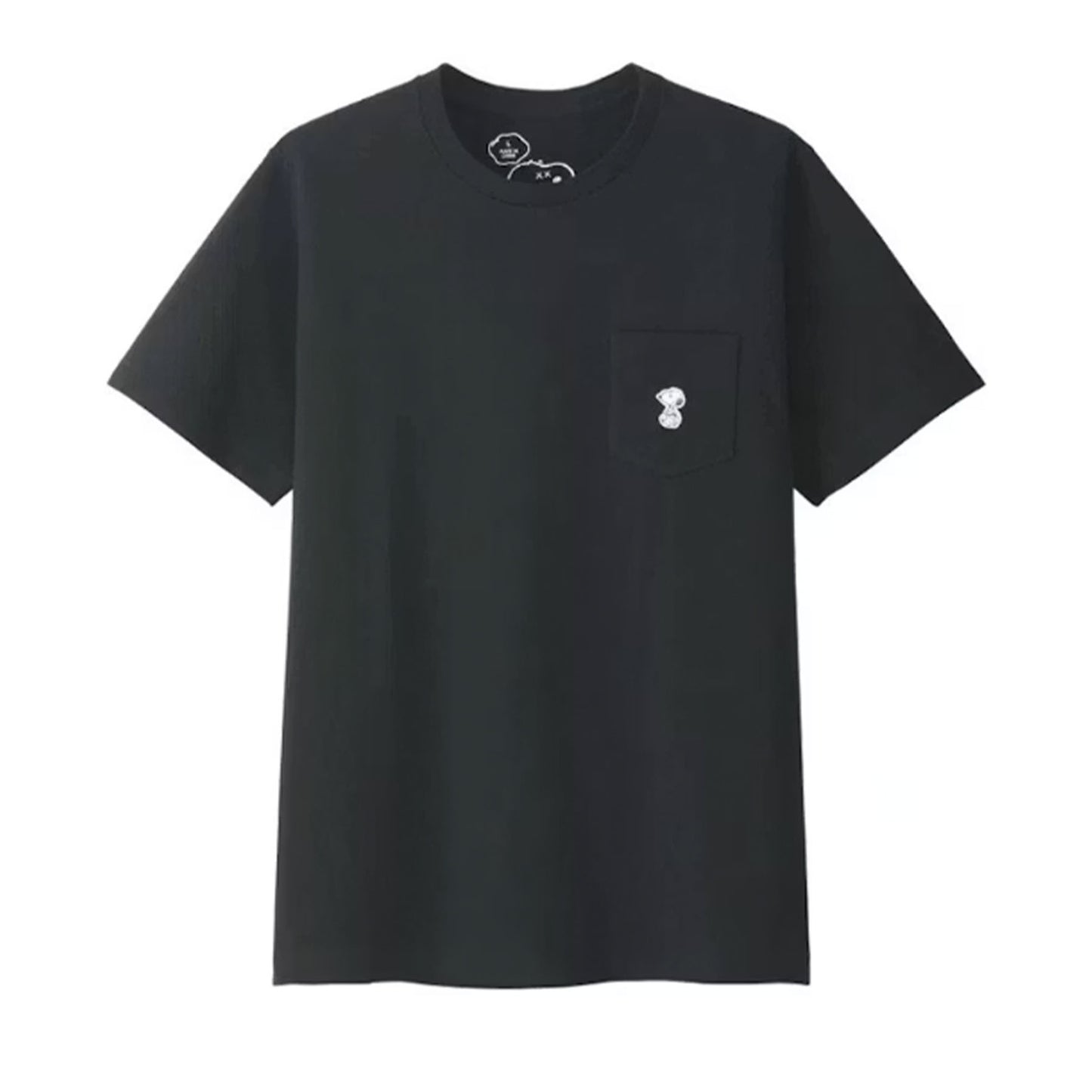 KAWS x Uniqlo x Peanuts Snoopy Pocket Tee Black