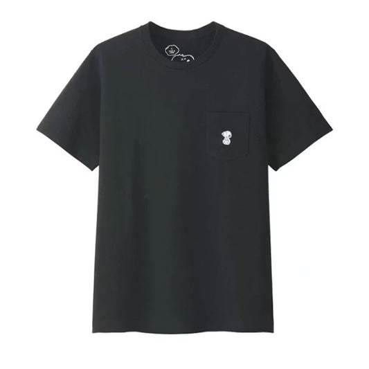 KAWS x Uniqlo x Peanuts Snoopy Pocket Tee Black