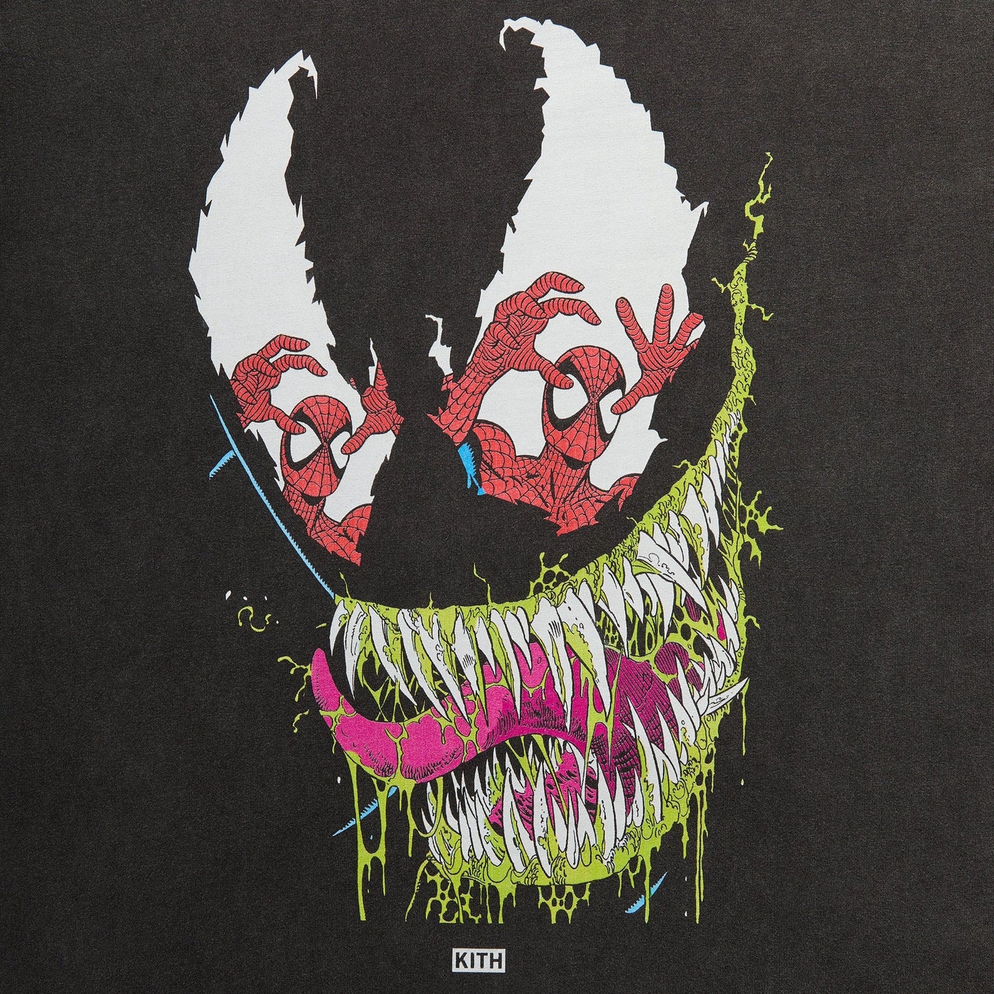 Kith x Marvel Venom Vintage Tee Black