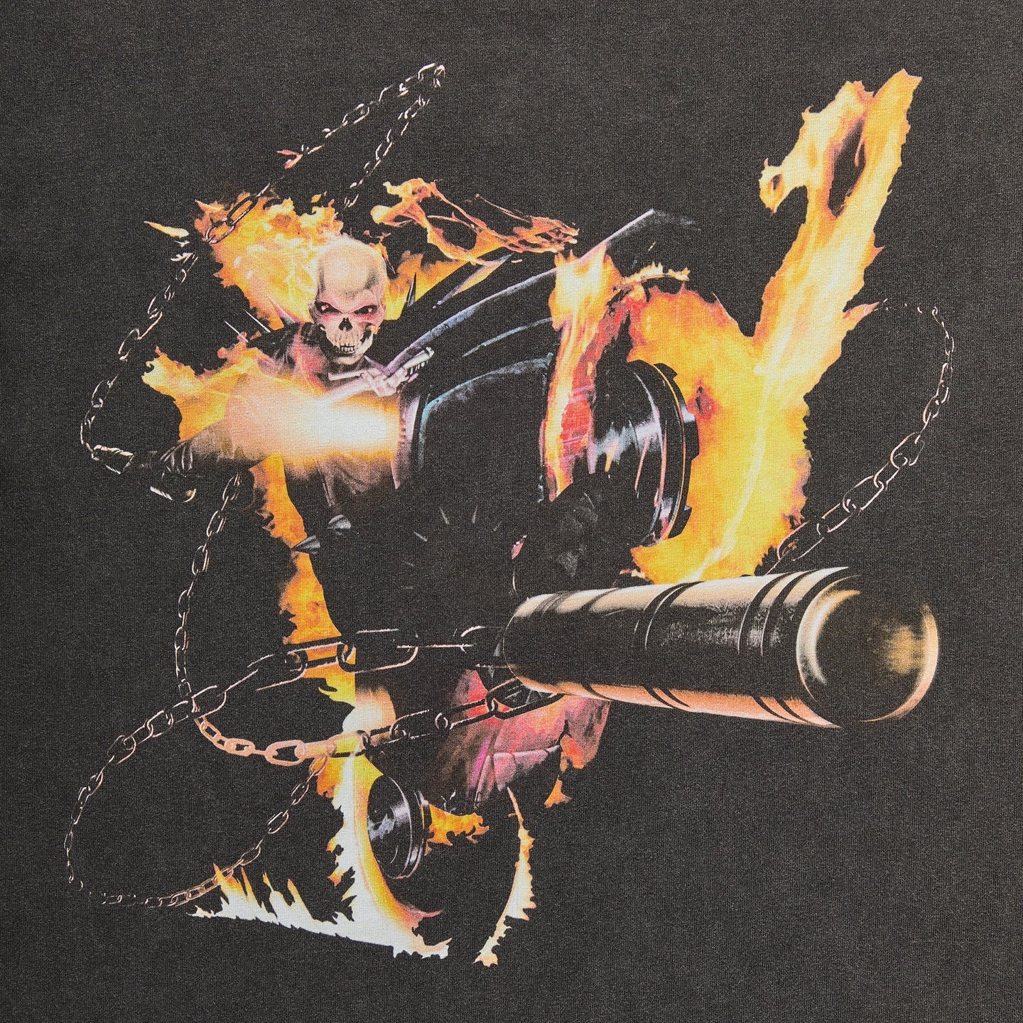 Kith Marvel Ghost Rider Vintage Tee Black
