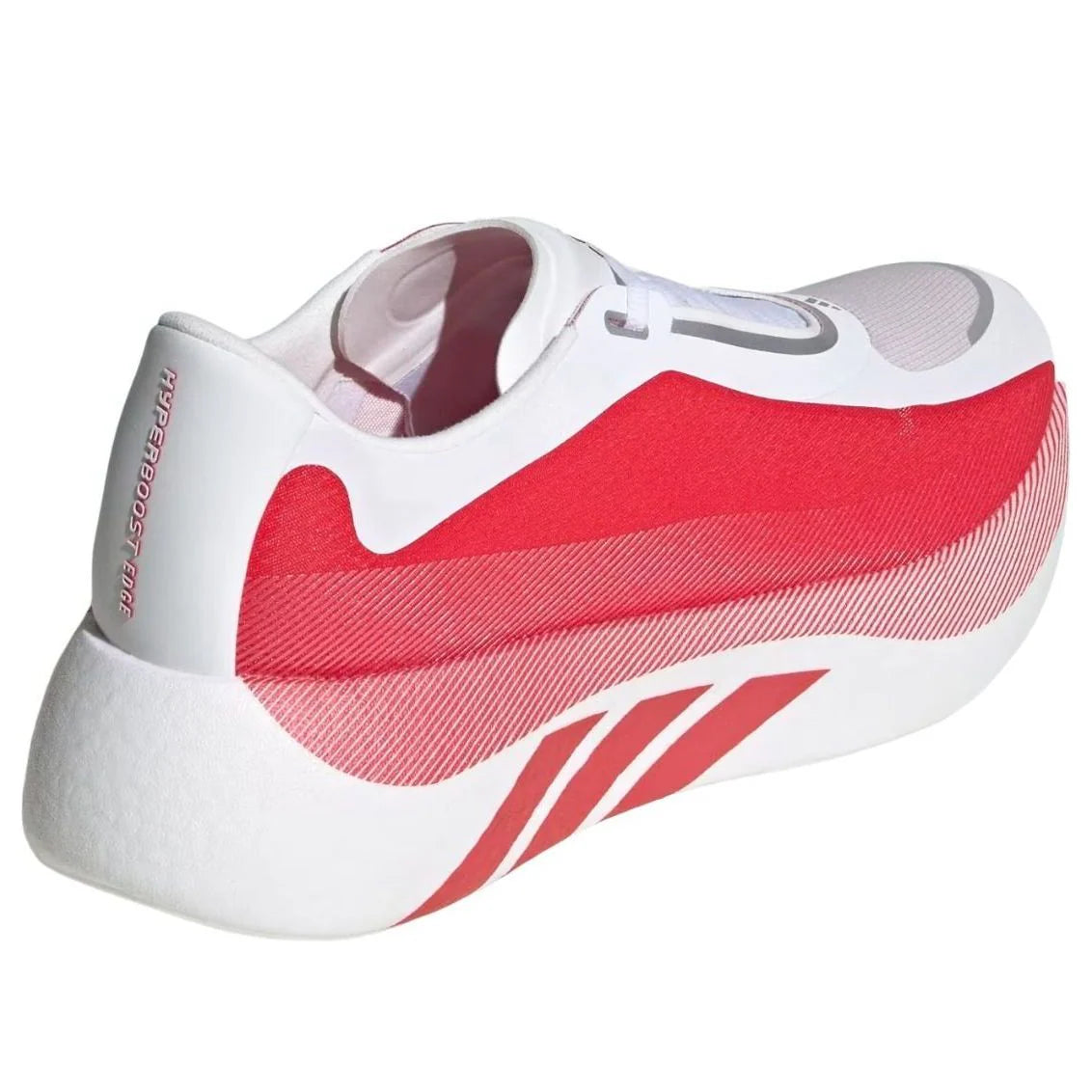 KI1913 adidas Hyper Boost Edge White Pure Ruby [No Box] [Markings on Outsole]