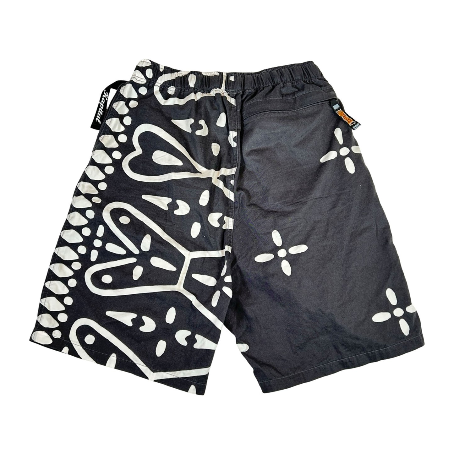 Kapital Combed Burberry Humongo Cross Easy Shorts Black [USED] - 2 (Used)