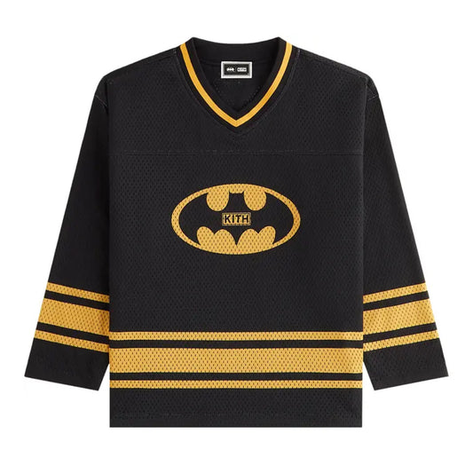 Kith x Batman Long Sleeve Malik Jersey Black