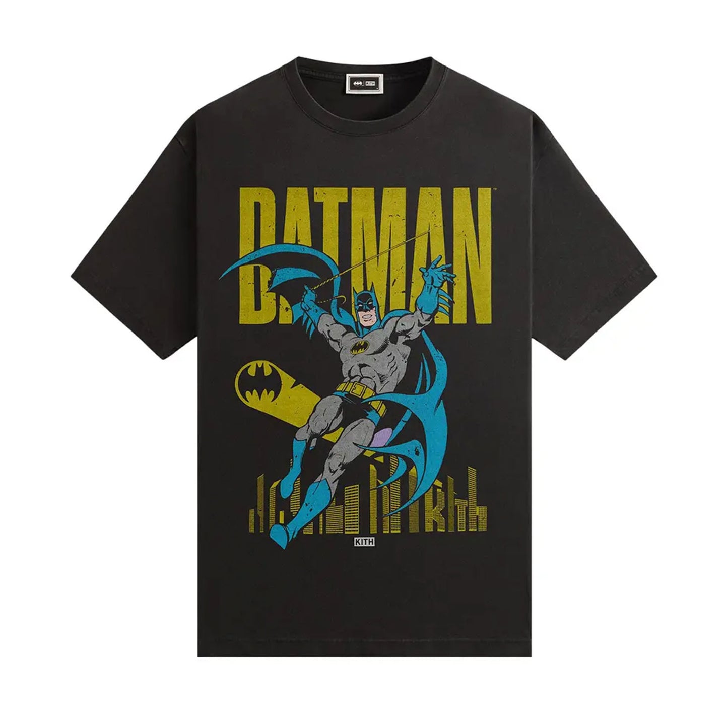 Kith x Batman Classic Vintage Tee Black