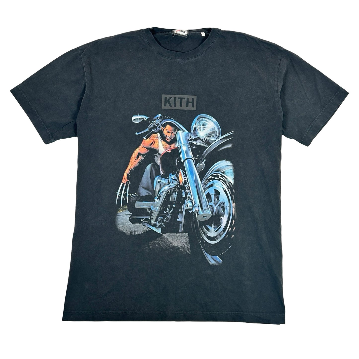 Kith x Marvel X-Men Chopper Vintage Tee Black PH [USED] - M (Used)