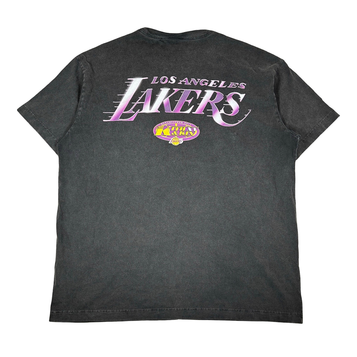 Kith NBA All-Star Los Angeles Lakers Shattered Backboard Vintage Tee Black [USED] - L (Used)