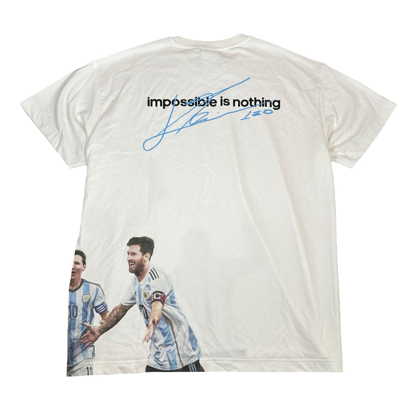 Kith x adidas Messi Football World Cup Graphic Tee White [USED] - L (Used)