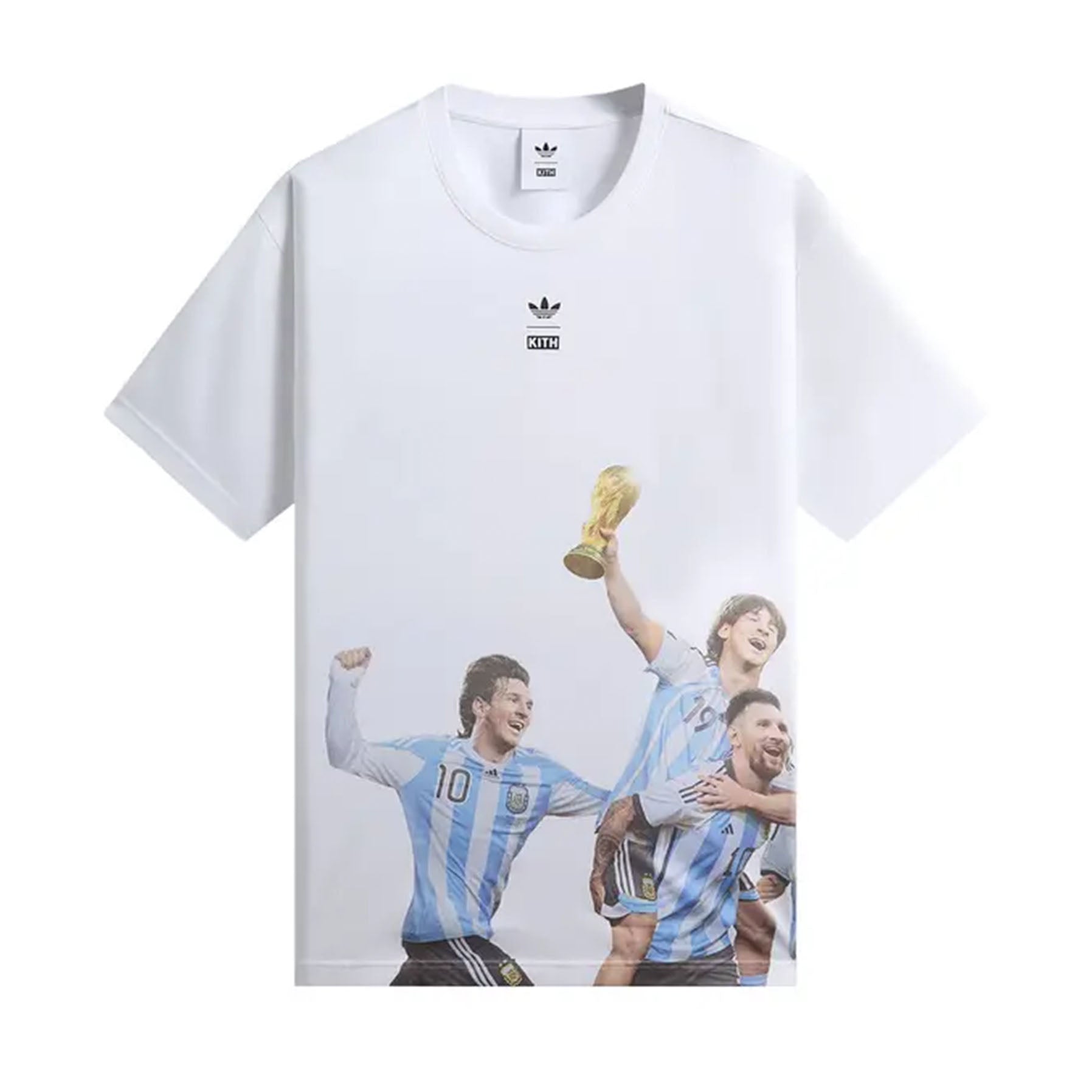 Kith x adidas Messi Football World Cup Graphic Tee White