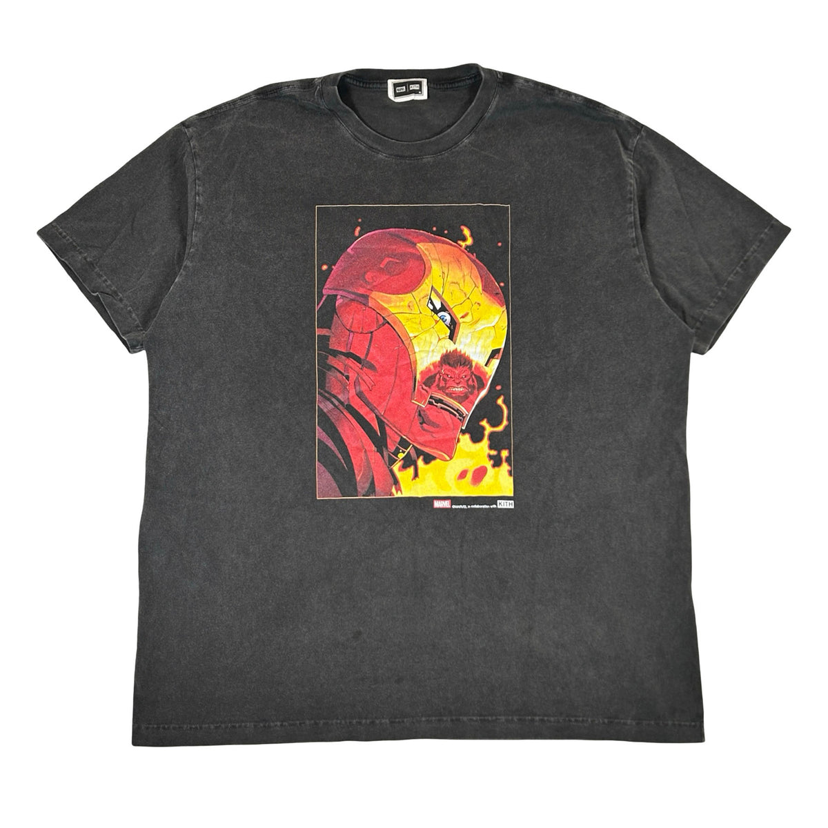 Kith x Marvel Red Hulk Vintage Tee Black [USED] - XL (Used)