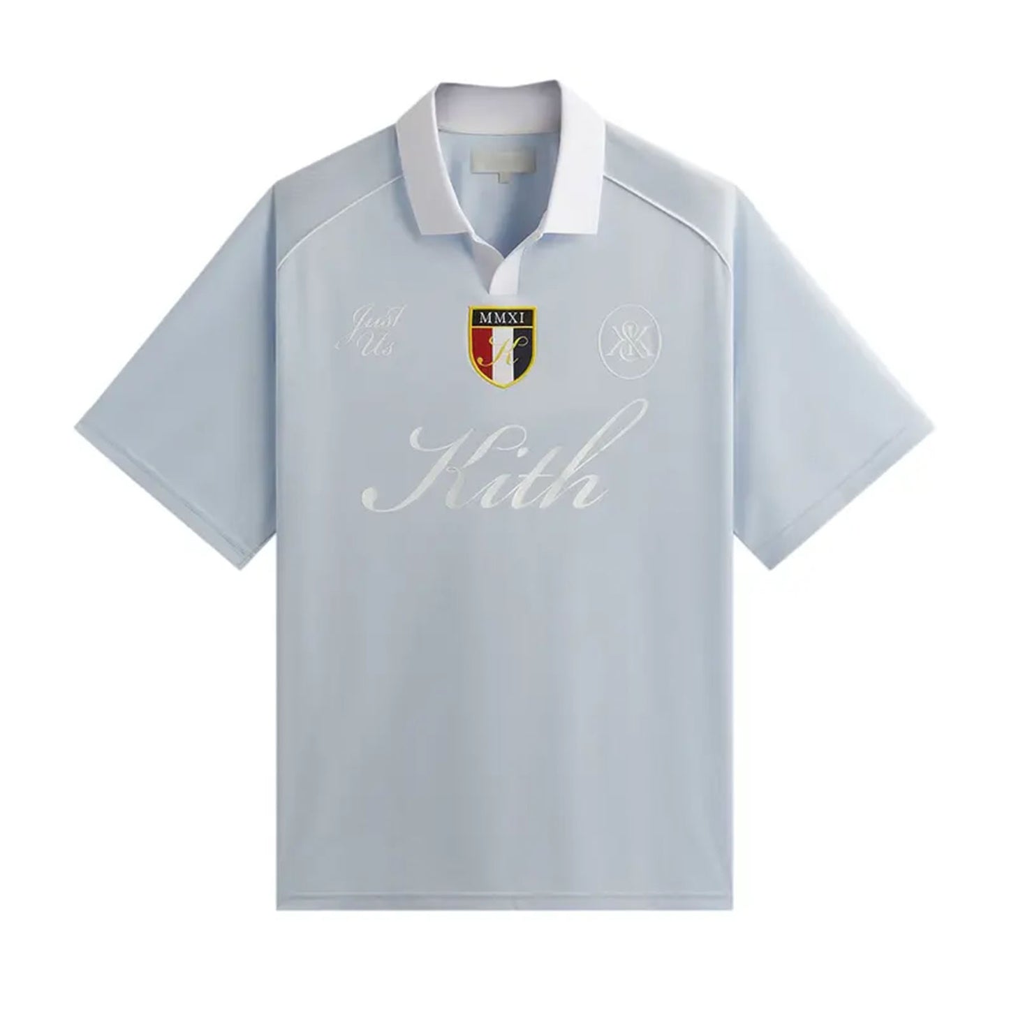 Kith Shadow Stripe Marcel Soccer Top Light Indigo