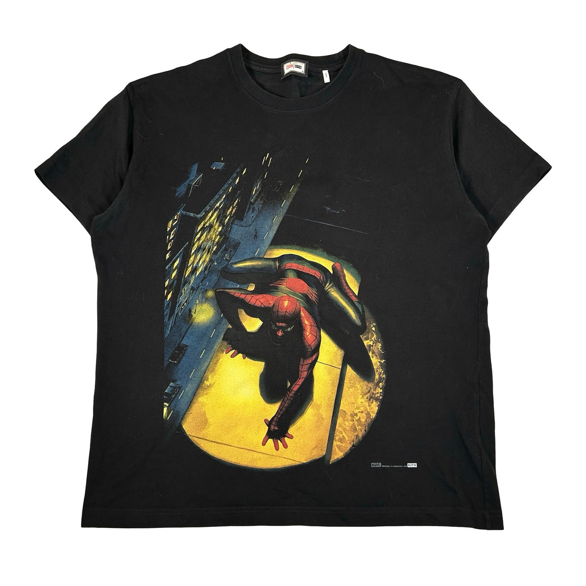 Kith Marvel Spider-Man Spotlight Tee Black [USED] - M (Used)