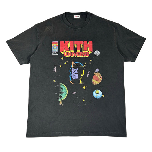 Kith x Marvel Universe Graphic Vintage Tee Black [USED] - M (Used)