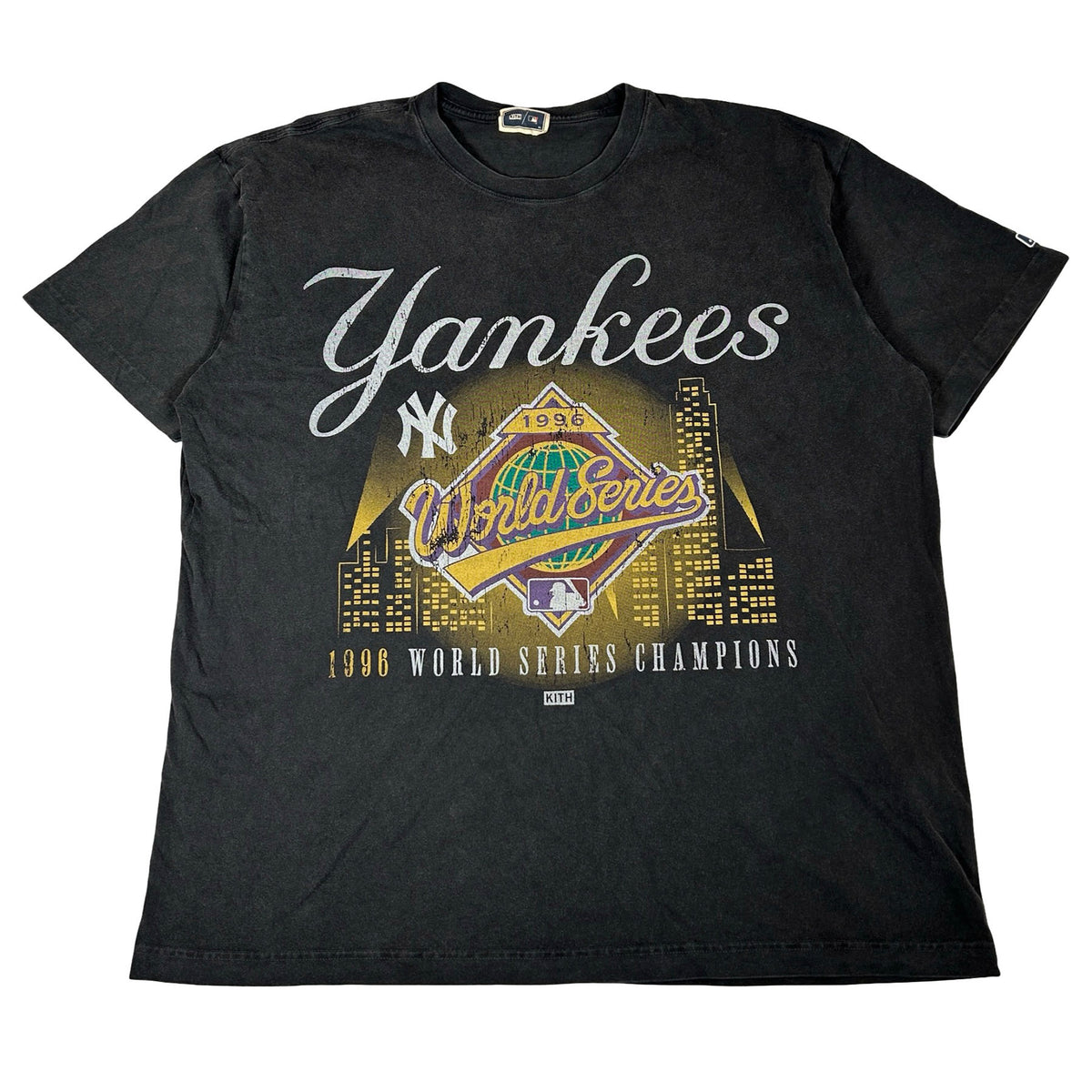 Kith x New York Yankees World Series Vintage Tee [USED] - XL (Used)