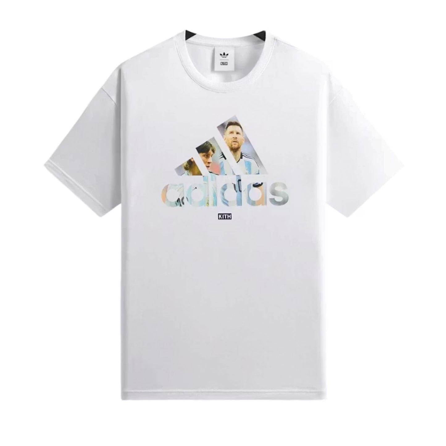 Kith x adidas Messi Football Graphic Tee White