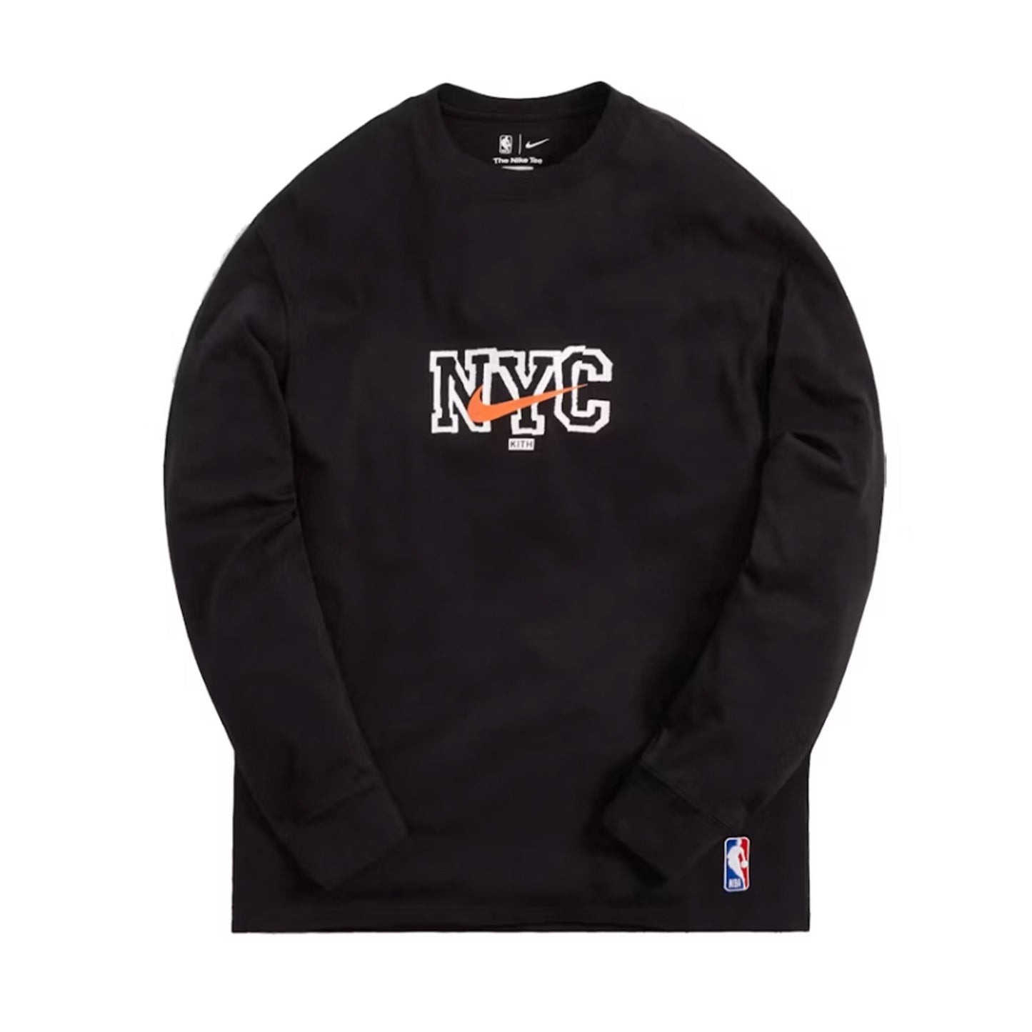 Kith & Nike For New York Knicks Long-Sleeve Tee Black [USED] - M (Used)
