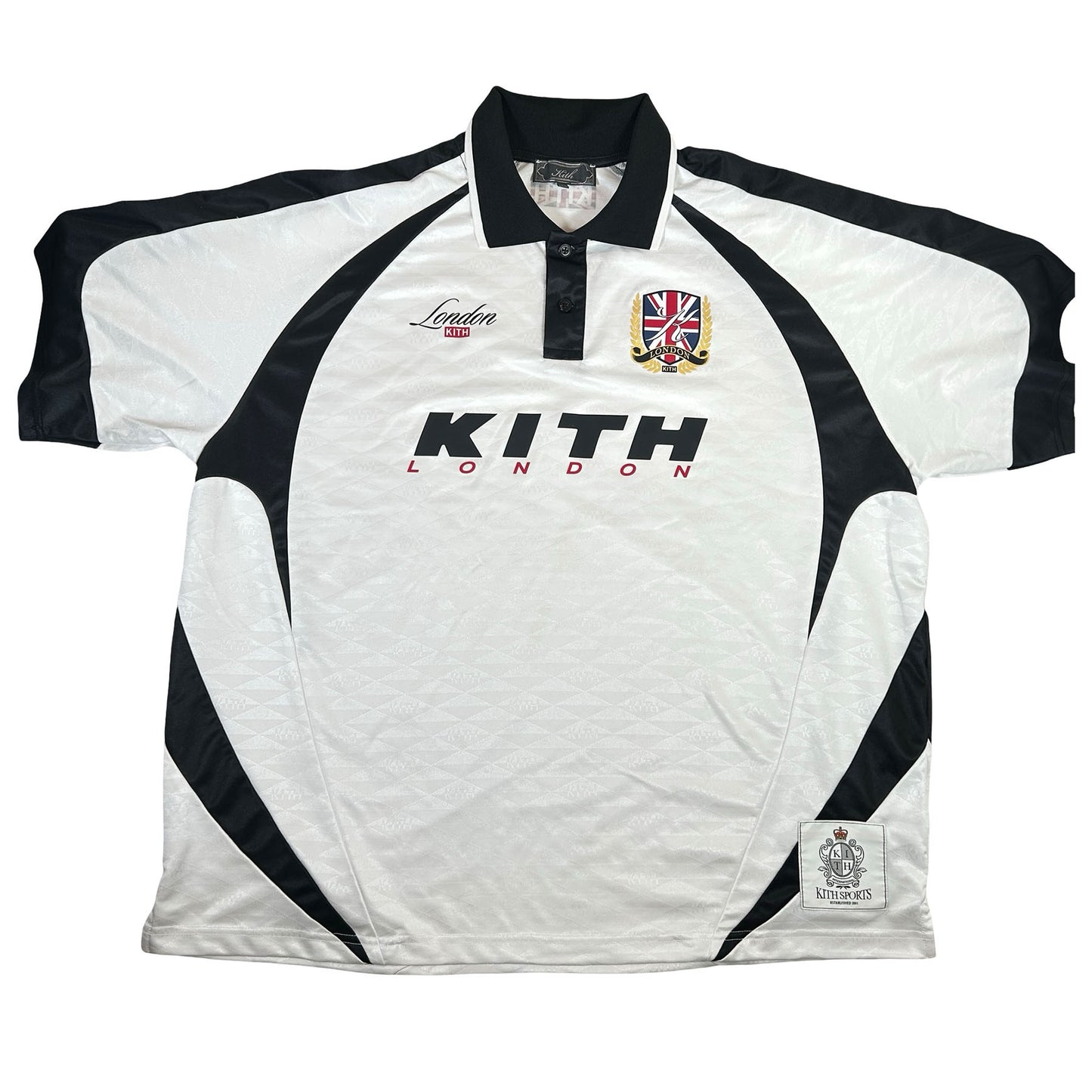 Kith London Polo Soccer Jersey White [USED] - XXL (Used)