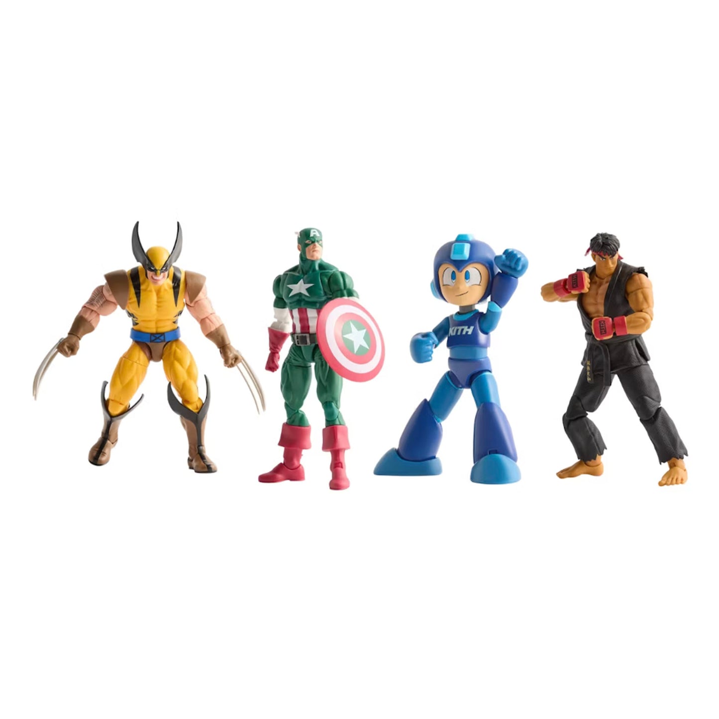 Kith x Capcom vs Marvel Figure Set of 4