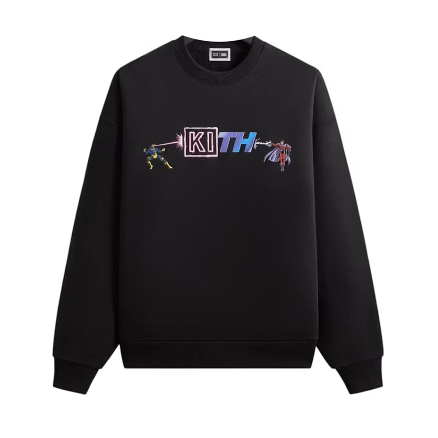 Kith x Marvel Clash Vintage Nelson Crewneck Black