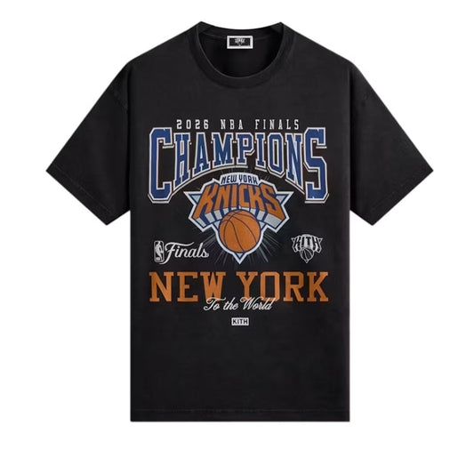 Kith x New York Knicks 2026 Champions Vintage Tee Black