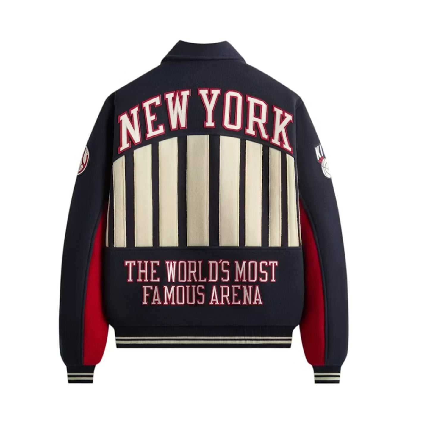 Kith x New York Knicks Madison Square Garden Wool Varsity Jacket Nocturnal [USED] - L (Used)