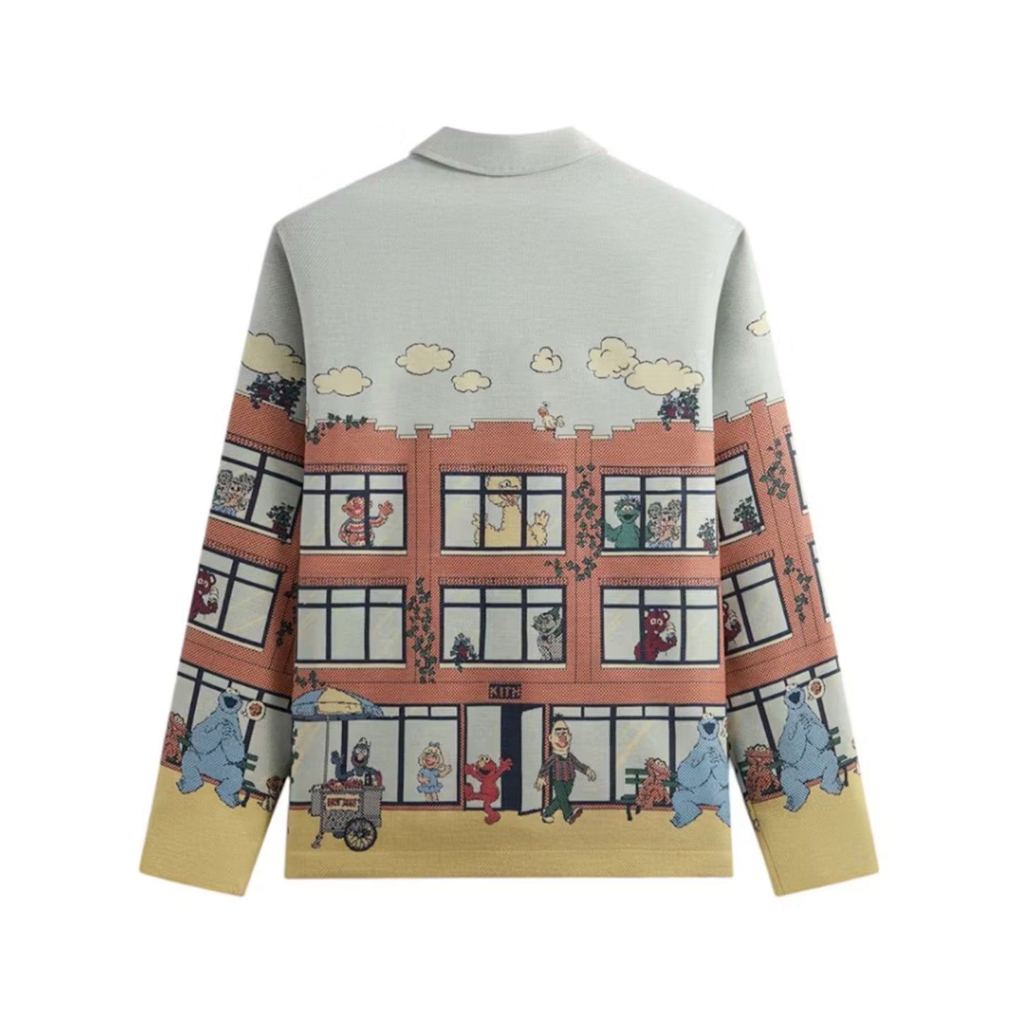 Kith x Sesame Street Lafayette St Tapestry Jacket Powder [USED] - XL (Used)