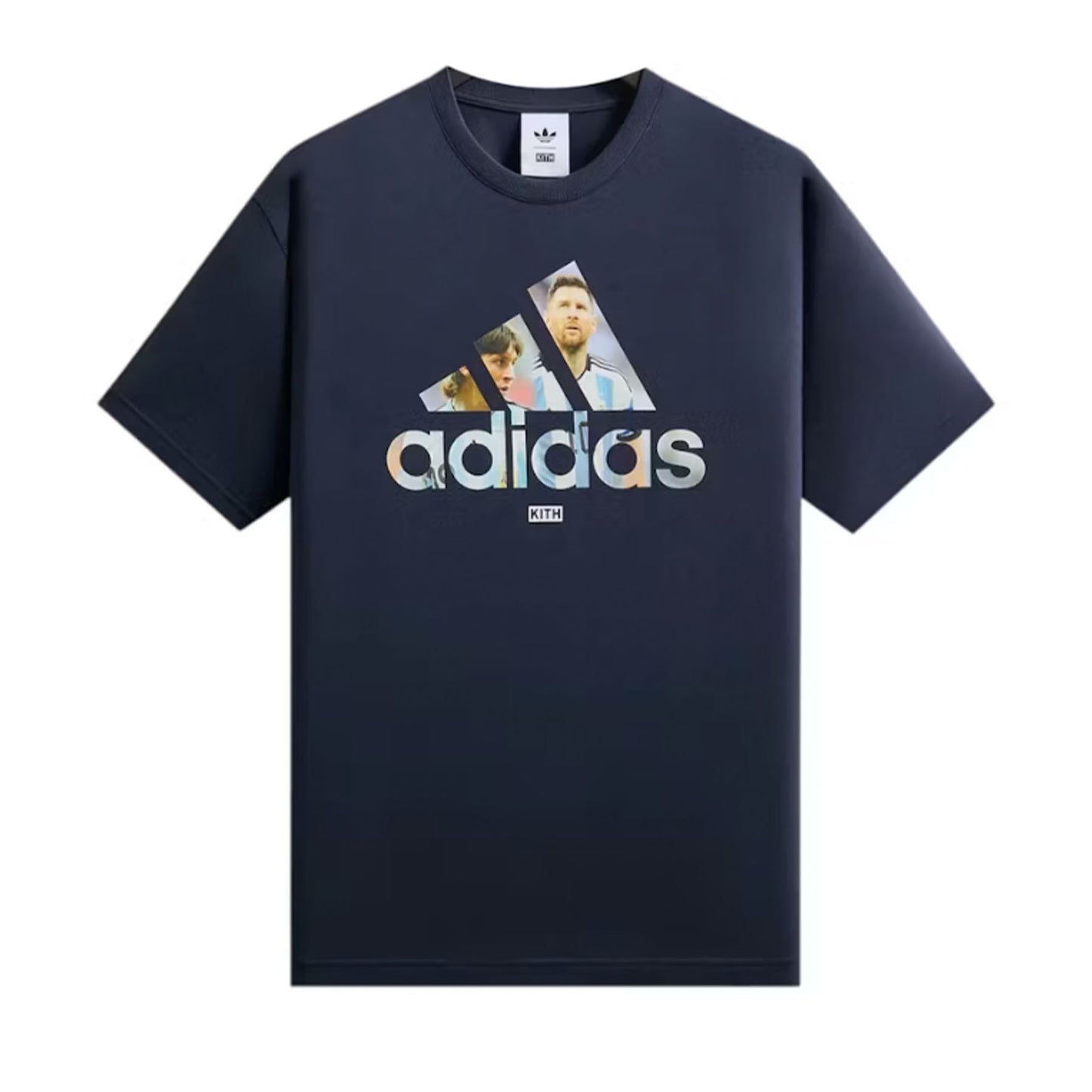 Kith x adidas Messi Football Graphic Tee Night Navy