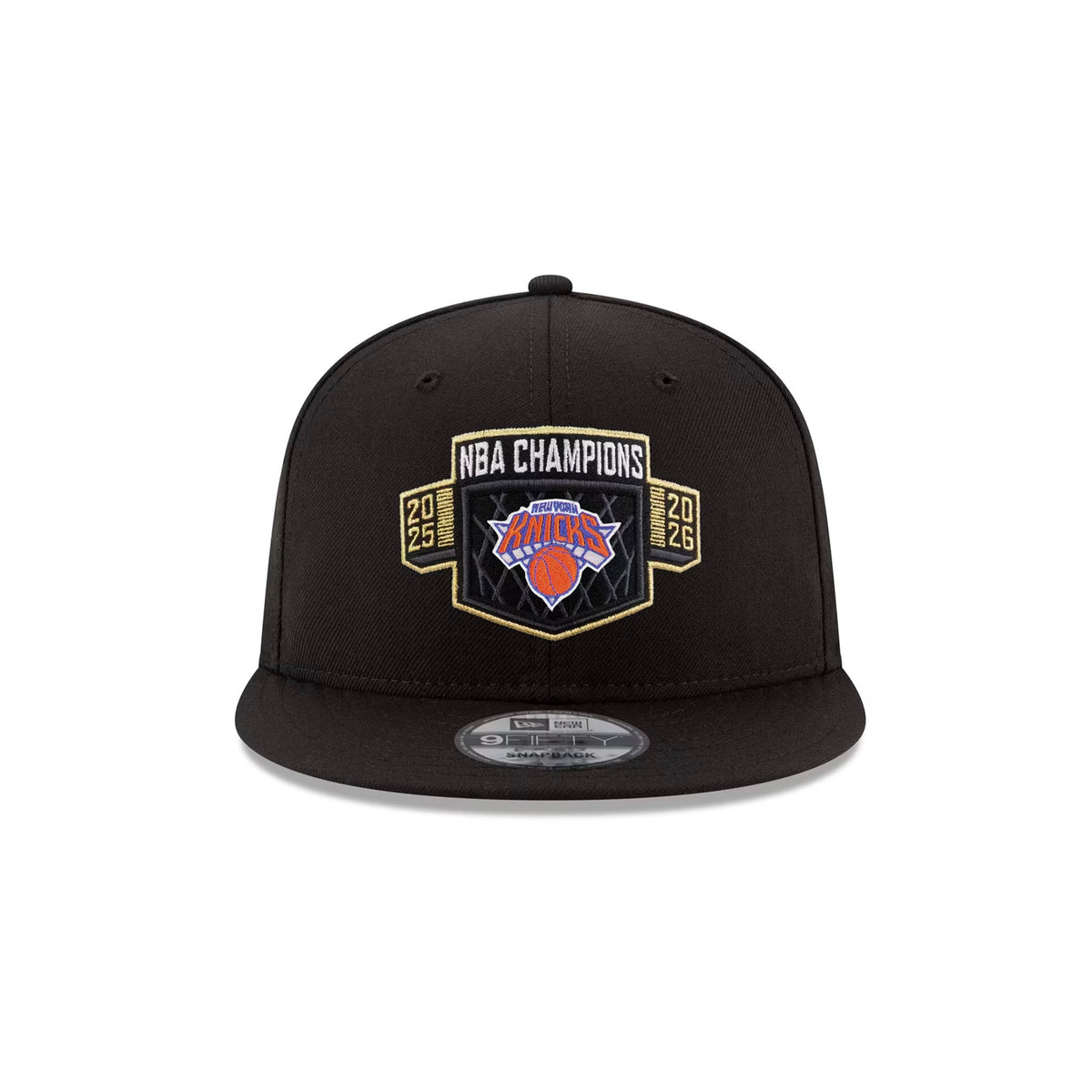 New York Knicks New Era Black 2026 NBA Finals Champions Locker Room 9FIFTY Snapback Hat