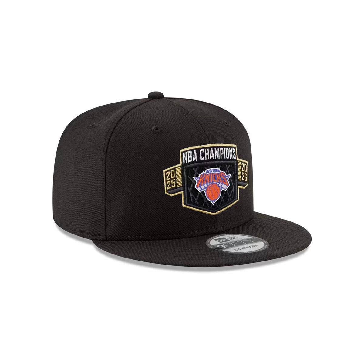 New York Knicks New Era Black 2026 NBA Finals Champions Locker Room 9FIFTY Snapback Hat