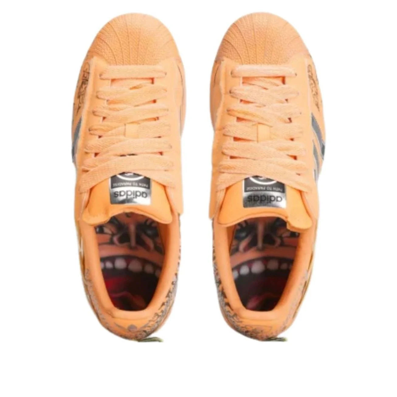 LA1501 adidas Superstar Hellstar Hazy Orange