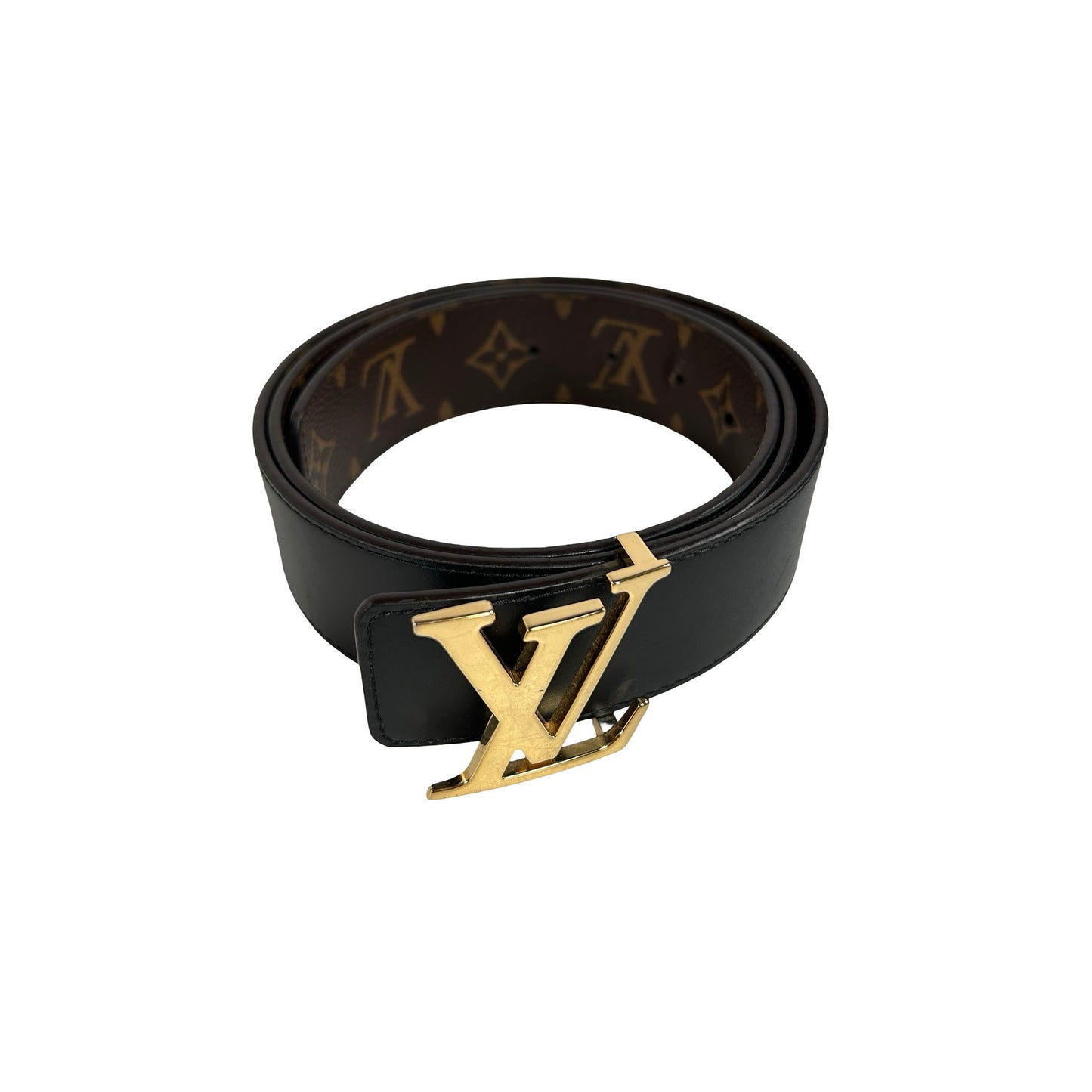 Louis Vuitton LV Initiales 40mm Reversible Belt Monogram [USED] - 38 (Used)