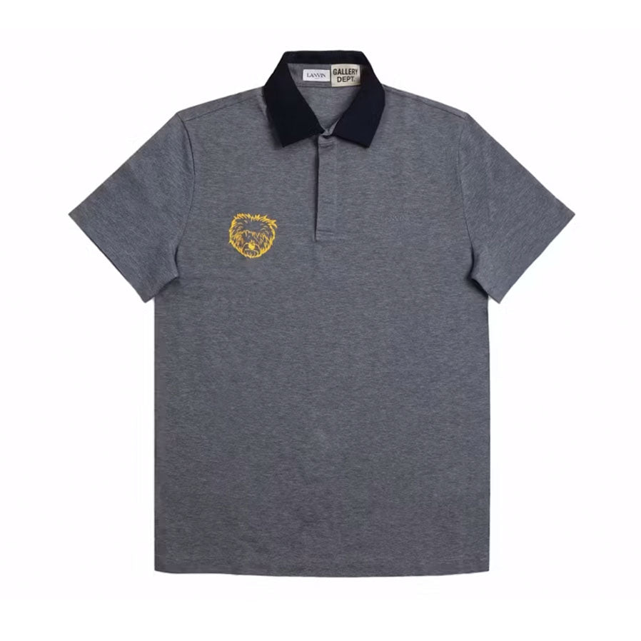 Lanvin x Gallery Dept. Jersey Polo Grey [USED] - XL (Used)