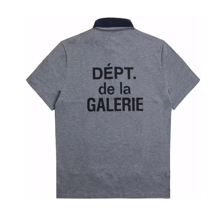 Lanvin x Gallery Dept. Jersey Polo Grey [USED] - XL (Used)