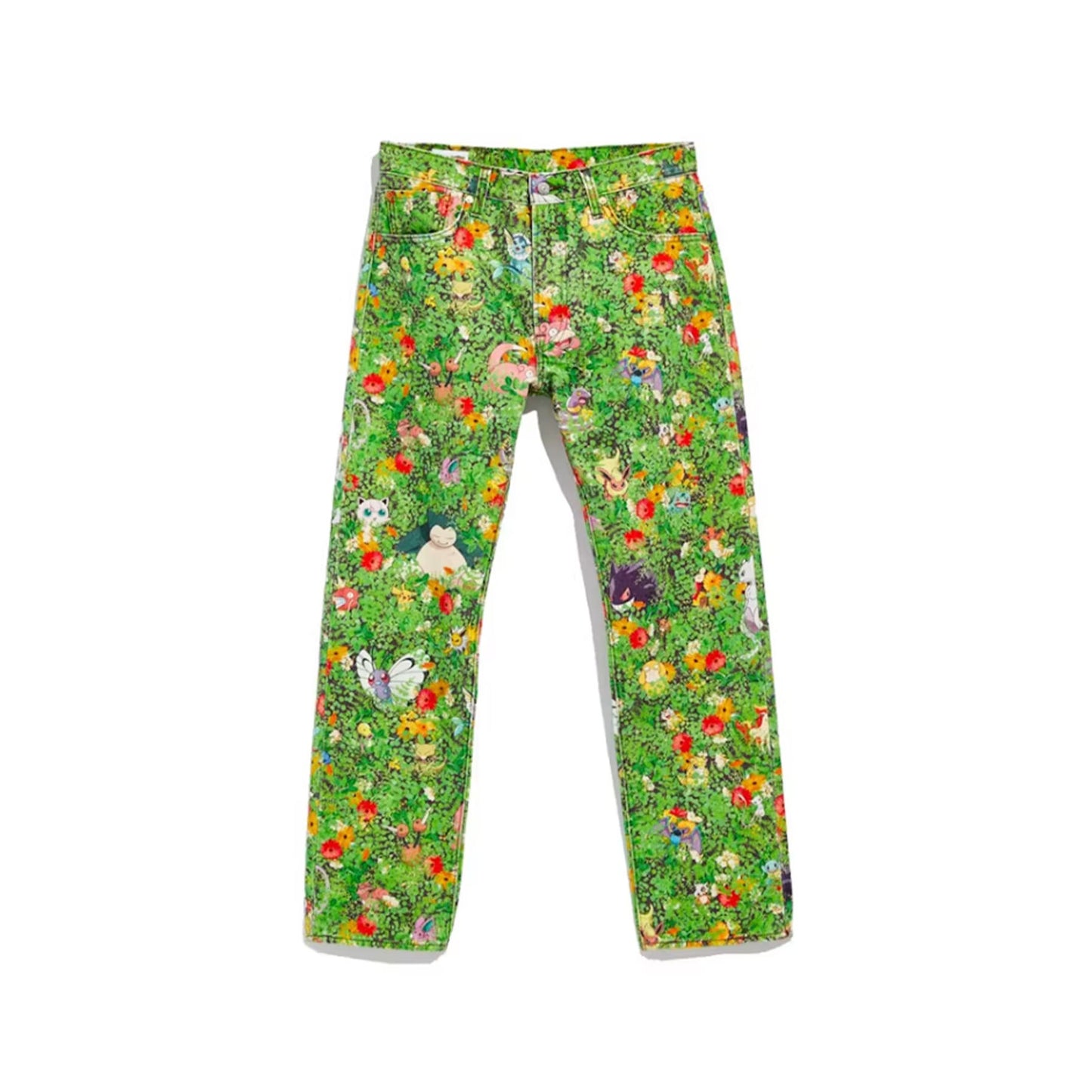 Levis x Pokémon 551Z Authentic Straight Jeans Garden Multicolor [USED] - 32x32 (Used)