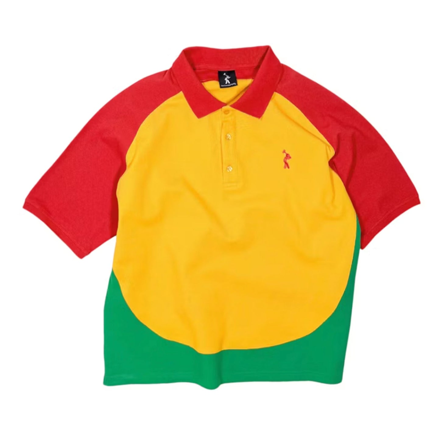Lil Yachty Concrete Boys Working Man Raglan Polo Multicolor [USED] - XXL (Used)