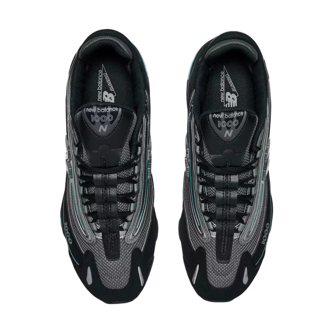 M1000JR New Balance 1000 Black Teal