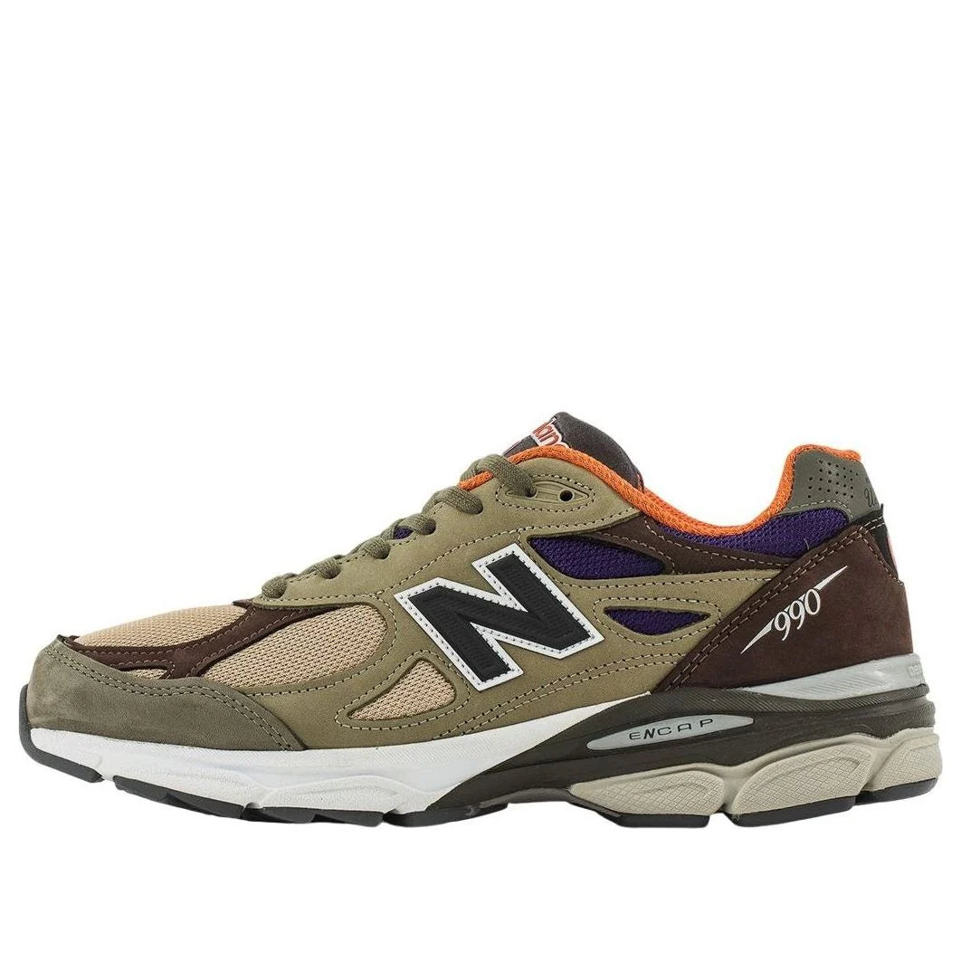 M990BT3 New Balance 990v3 MiUSA Teddy Santis Khaki Orange