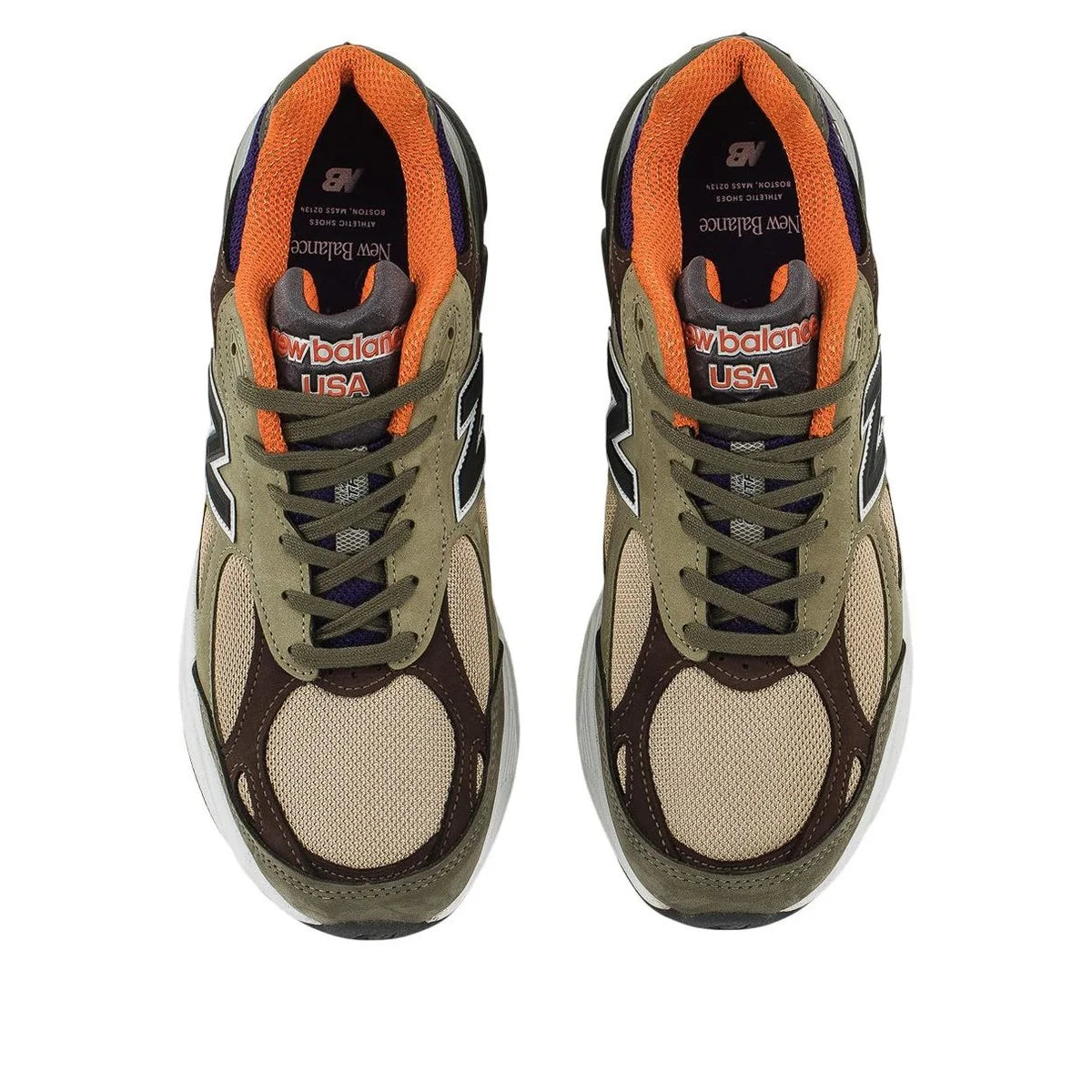M990BT3 New Balance 990v3 MiUSA Teddy Santis Khaki Orange