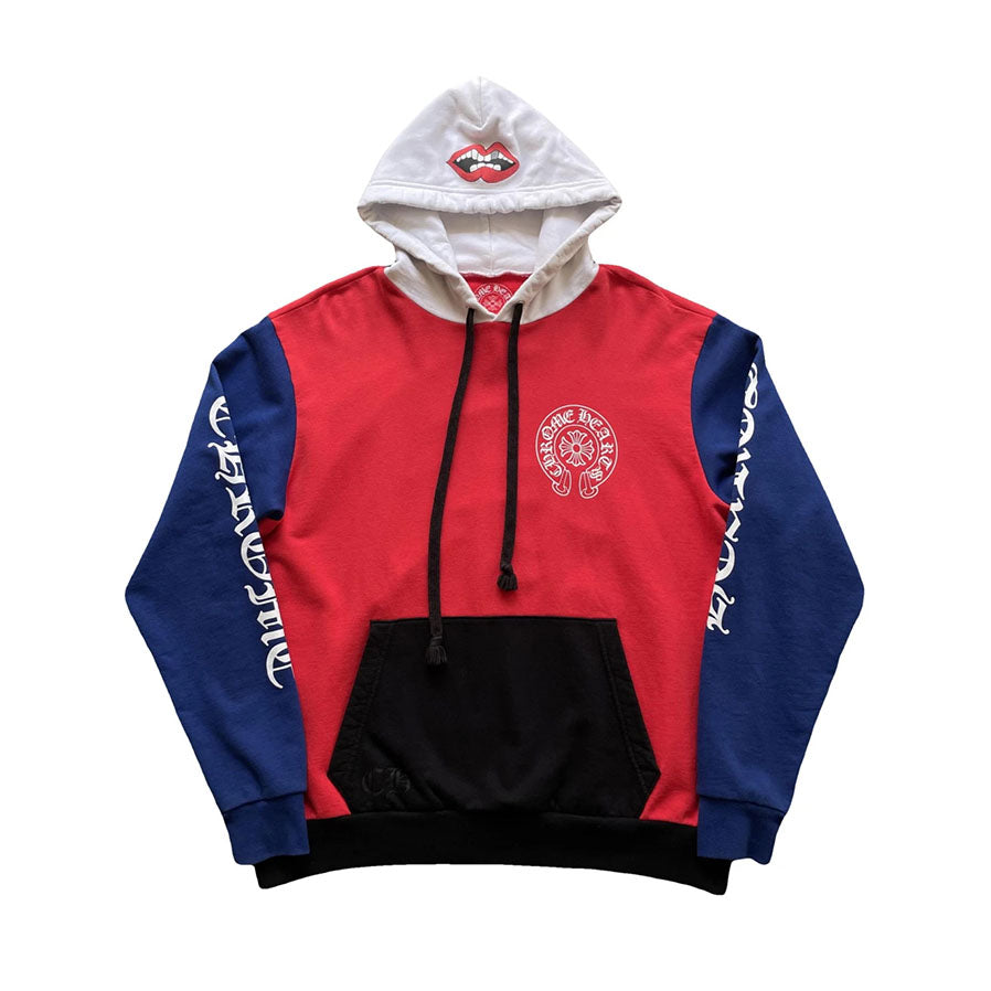 Chrome Hearts x Matty Boy Chompers Colorblock Hoodie [USED] - XL (Used)